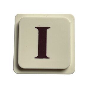 UpWords 3D Letter I Tile Replacement Stacking Word Game Piece 1988 Edition u Vin